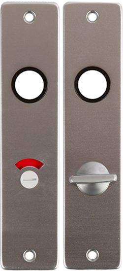 Afbeeldingen van OXLOC Kortschild vrij/bezet Roubaix aluminium 8X55MM