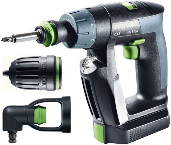Afbeeldingen van FESTOOL Accu schroefboormachine CXS 2,6-Set 10,8V 2,6Ah inclusief accessoires