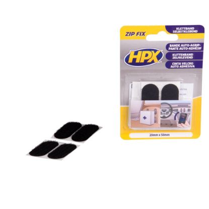 Afbeeldingen van Klittenband pad Zip fix 20X50MM