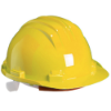 Afbeeldingen van Veiligheidshelm met verstelknop 5-RG geel