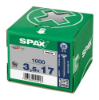 Afbeeldingen van SPAX Spaanplaatschroef verzonkenkop WIROX voldraad PZ2 3,5X17MM