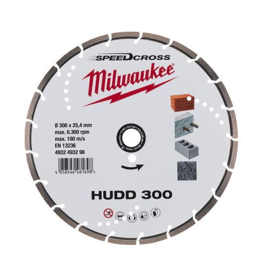 Afbeeldingen van MILWAUKEE Diamantzaagblad SpeedCross Extreme HUDD 300X25,4MM
