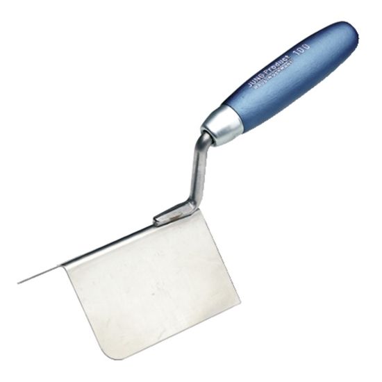 Afbeeldingen van JUNG Buitenhoektroffel RVS 90° 100MM