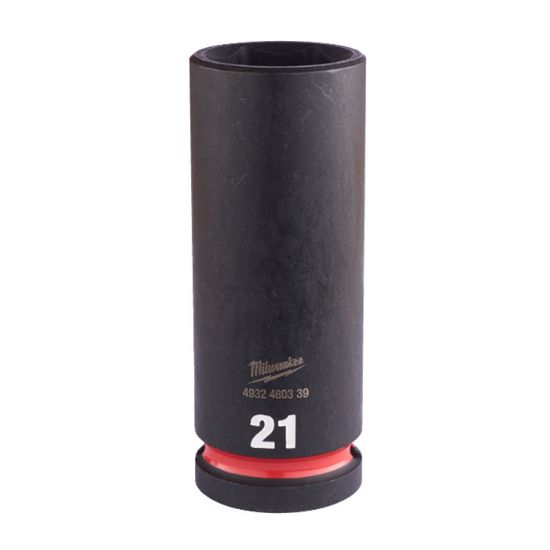 Afbeeldingen van MILWAUKEE Dop SHOCKWAVE ½" lang 21MM