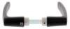 Afbeeldingen van OXLOC Deurkruk blokmodel Bordeaux aluminium zwart 38-42MM