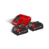 Afbeeldingen van MILWAUKEE Accu NRG pakket 2X2,0Ah + oplader M18NRG-202