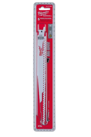 Afbeeldingen van MILWAUKEE Reciprozaagblad hout Thin Kerf 230MM 5TPI 5x