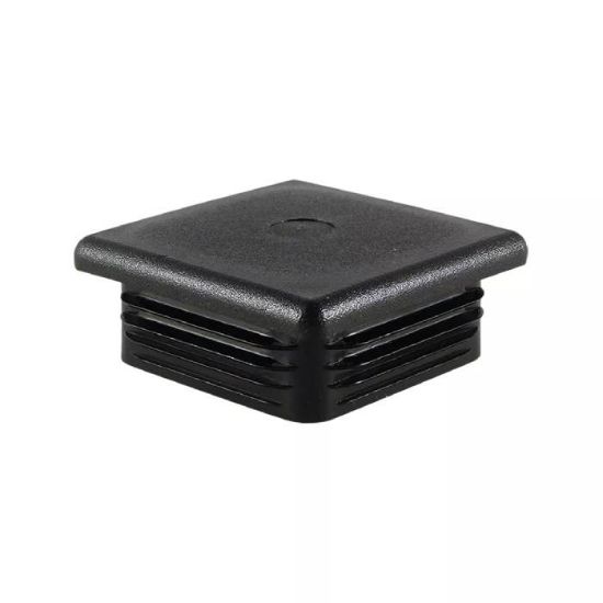 Afbeeldingen van Insteekdop vierkant zwart 80X80MM