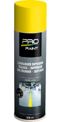 Afbeeldingen van PRO-PAINT Lijnmarker superieur geel 500ML