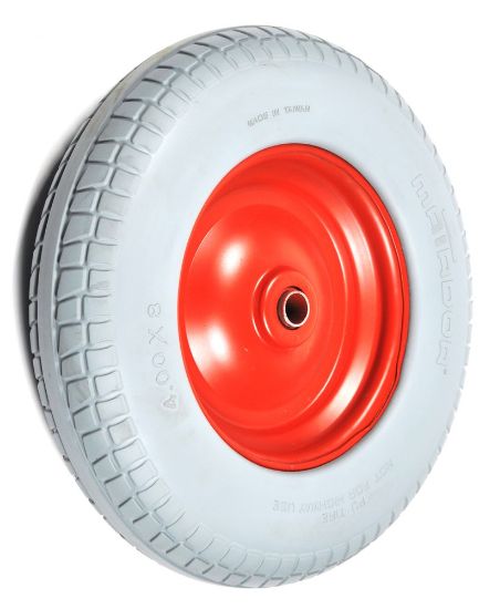 Afbeeldingen van MATADOR Kruiwagen eindwiel 800 CT rood lekvrij