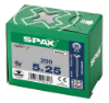 Afbeeldingen van SPAX Spaanplaatschroef verzonkenkop WIROX voldraad PZ2 5X25MM