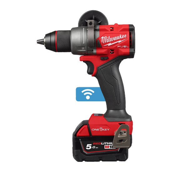 Afbeeldingen van MILWAUKEE Accu slagboormachine Gen 4 M18ONEPP2A3-502X 18V ONE-KEY 2x 0,5Ah