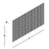 Afbeeldingen van GEBR. BODEGRAVEN Spijkerplaat SV 150X256MM 1,25MM