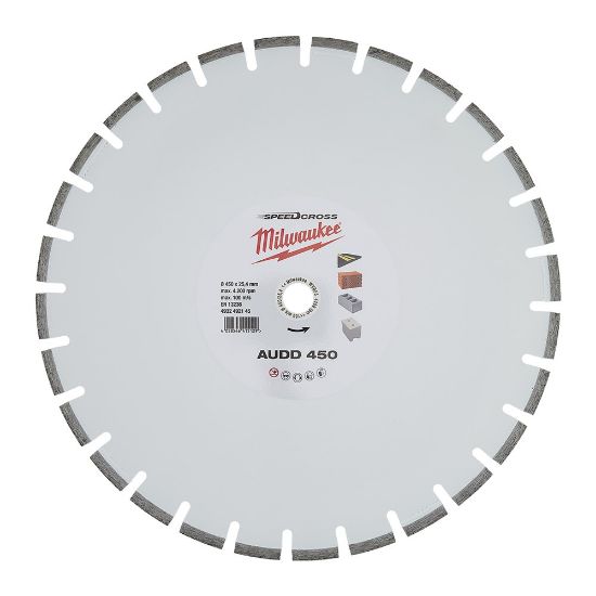 Afbeeldingen van MILWAUKEE Diamantzaagblad beton SpeedCross AUDD 450X25,4MM