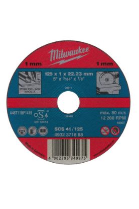 Afbeeldingen van CUTTING WHEEL CUTWSCS41/125X1 P50M