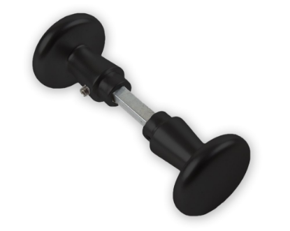 Afbeeldingen van AMI Deurknopset type 160/50 zwart deurdikte 40MM