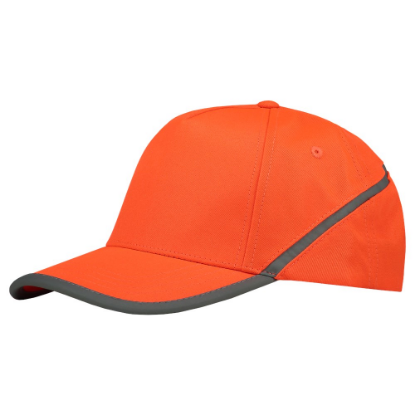 Afbeeldingen van TRICORP Cap reflectie 653002 fluor oranje onesize