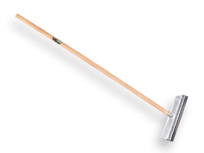 Afbeeldingen van PROLINE Mestschuiver recht 40CM met canvas rubber met TAUARI steel 160X3,2CM