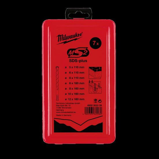 Afbeeldingen van Hamerboor SDS-Plus M2 set 7x