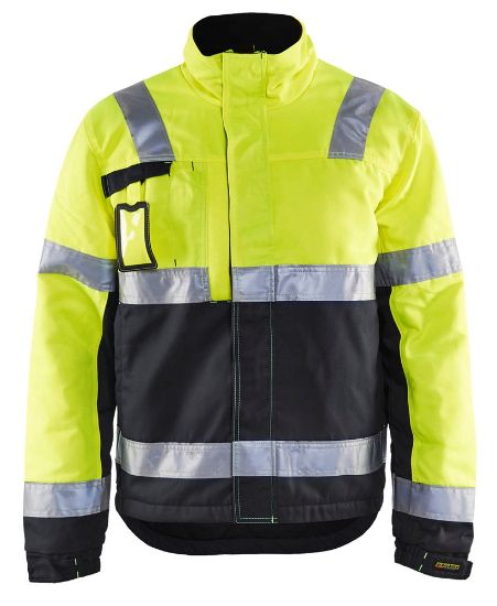 Afbeeldingen van BLÅKLÄDER Winterjas 4862 High Vis geel/zwart M