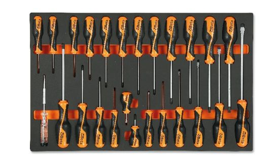Afbeeldingen van BETA Inlegbak zacht + 25x gereedschap M195