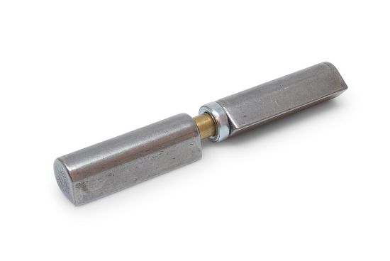 Afbeeldingen van IBFM Aanlaspaumelle platte kop blank messing pen & kogellager ring 150X20MM