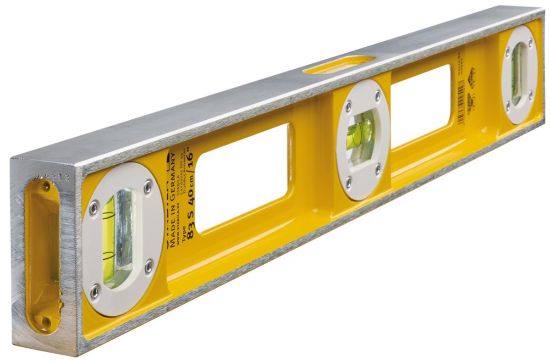 Afbeeldingen van STABILA Waterpas 83S rond gegoten ALU 2V1H 40CM