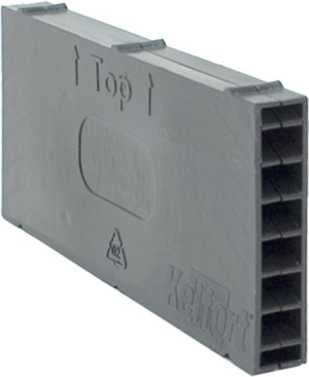 Afbeeldingen van KELFORT Stootvoegrooster grijs 5CM