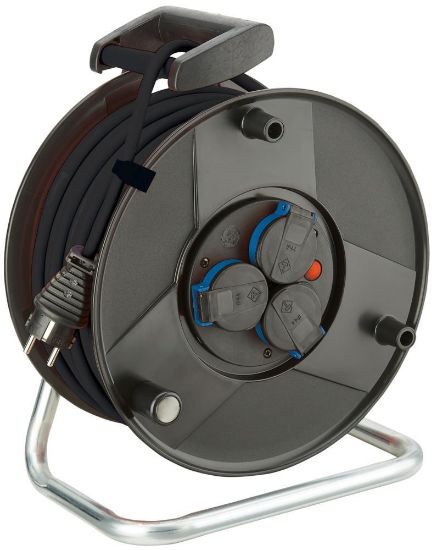 Afbeeldingen van FORUM Kabelhaspel H05RN-F3G1,5 IP44 kunststof 50M