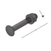 Afbeeldingen van GEBR. BODEGRAVEN Slotbout compleet ZV M8X55MM