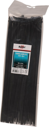 Afbeeldingen van KELFORT Bundelbandjes nylon zwart 368X4,8MM