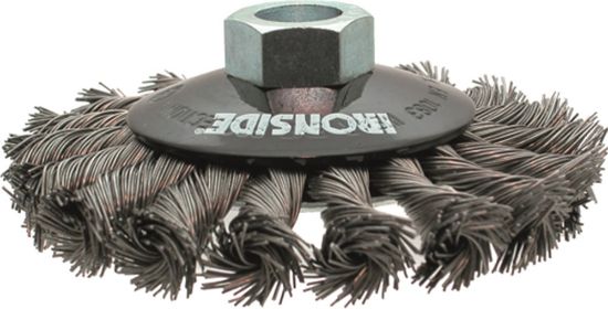 Afbeeldingen van IRONSIDE Kegelborstel getordeerd M14 100MM