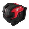 Afbeeldingen van MILWAUKEE Accu groene kruislijnlaser/loodlaser M12CLLP4-0C 4 punten BODY