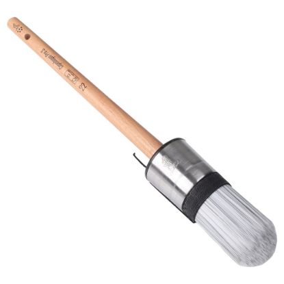 Afbeeldingen van COPENHAGEN PRO Patentpuntkwast 5* synthetisch haar met FSC houten steel 22