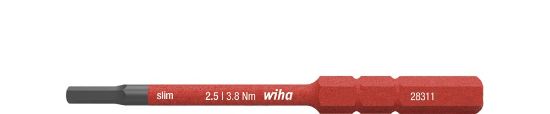 Afbeeldingen van WIHA Bit slimBit electric 2831 zeskant 2,5X75MM