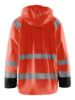 Afbeeldingen van BLÅKLÄDER Regenjas LEVEL 1 4323 High Vis rood/zwart XS