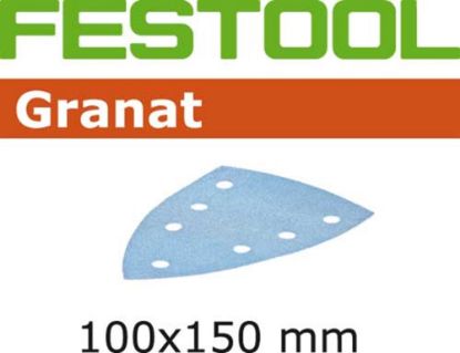 Afbeeldingen van Schuurbladen Granat STF DELTA/7 P150 GR 100x