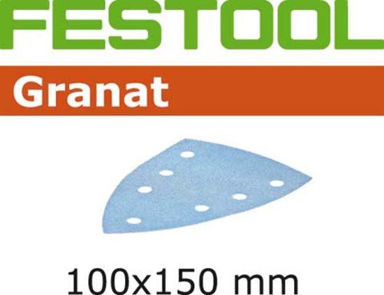 Afbeeldingen van Schuurbladen Granat STF DELTA/7 P150 GR 100x