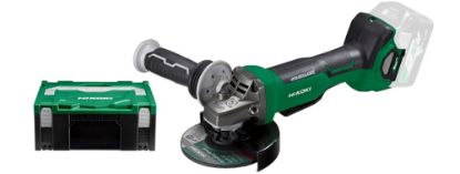 Afbeeldingen van HIKOKI Accu haakse slijper G3613DBW2Z 36V BL 125MM dodemansschakelaar REM MV EXCLUSIVE in HSC II