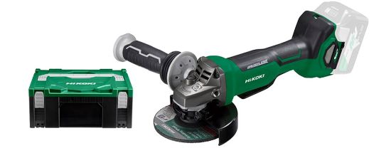 Afbeeldingen van HIKOKI Accu haakse slijper G3613DBW2Z 36V BL 125MM dodemansschakelaar REM MV EXCLUSIVE in HSC II