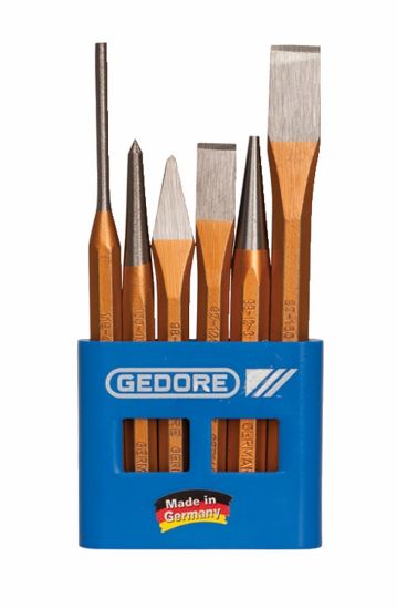 Afbeeldingen van GEDORE Gereedschapset in metalen cassette 6x