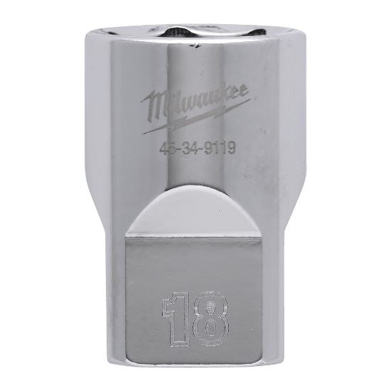 Afbeeldingen van MILWAUKEE Dop ½" metrisch FOUR FLAT 18MM