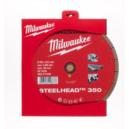 Afbeeldingen van MILWAUKEE Diamantzaagblad metaal SpeedCross Steelhead 350X25,4MM