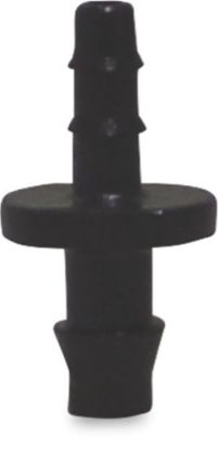 Afbeeldingen van Aftakking PP zwart 4MM insteek/barbed 4bar