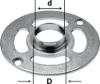 Afbeeldingen van FESTOOL Kopieerring KR-D 24/OF 900 24MM t.b.v. OF 900, OF 1000, OF 1010, OF 1010 R, KF