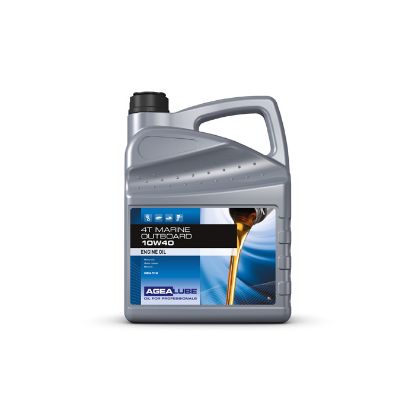 Afbeeldingen van AGEALUBE Motorolie 4T Marine Outboard 10W40 5L