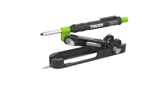 Afbeeldingen van TRACER ProScribe met diepgat markeerpotlood en 6x houder
