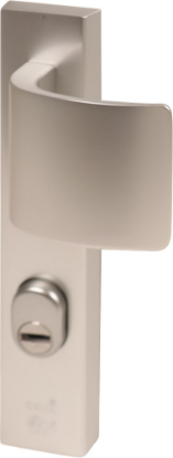 Afbeeldingen van OXLOC Veiligheidslangschild KTB deurduwer + krukgat recht R PC72 55MM