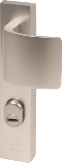 Afbeeldingen van OXLOC Veiligheidslangschild KTB deurduwer + krukgat recht R PC72 55MM