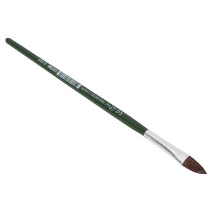 Afbeeldingen van COPENHAGEN PRO Autolakpenseel pony haar FSC groen gelakte houten steel 03